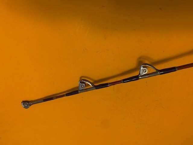 CUSTOM BUILT CALSTAR AC30D 6 FOOT 11 1/2 INCH 30 POUND CLASS BOAT/TROLLING ROD