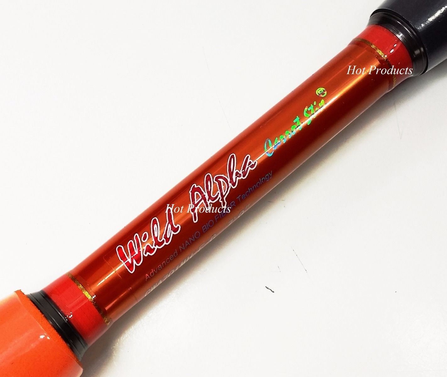 1PC Carrot Stix CASTING 6′ MEDIUM Wild Orange Alpha Bass Fishing Rod CWA601M-M-C