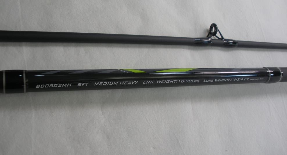Zebco BCC802MH Big Cat Catfish Rod 8 Ft Casting Medium Heavy Action
