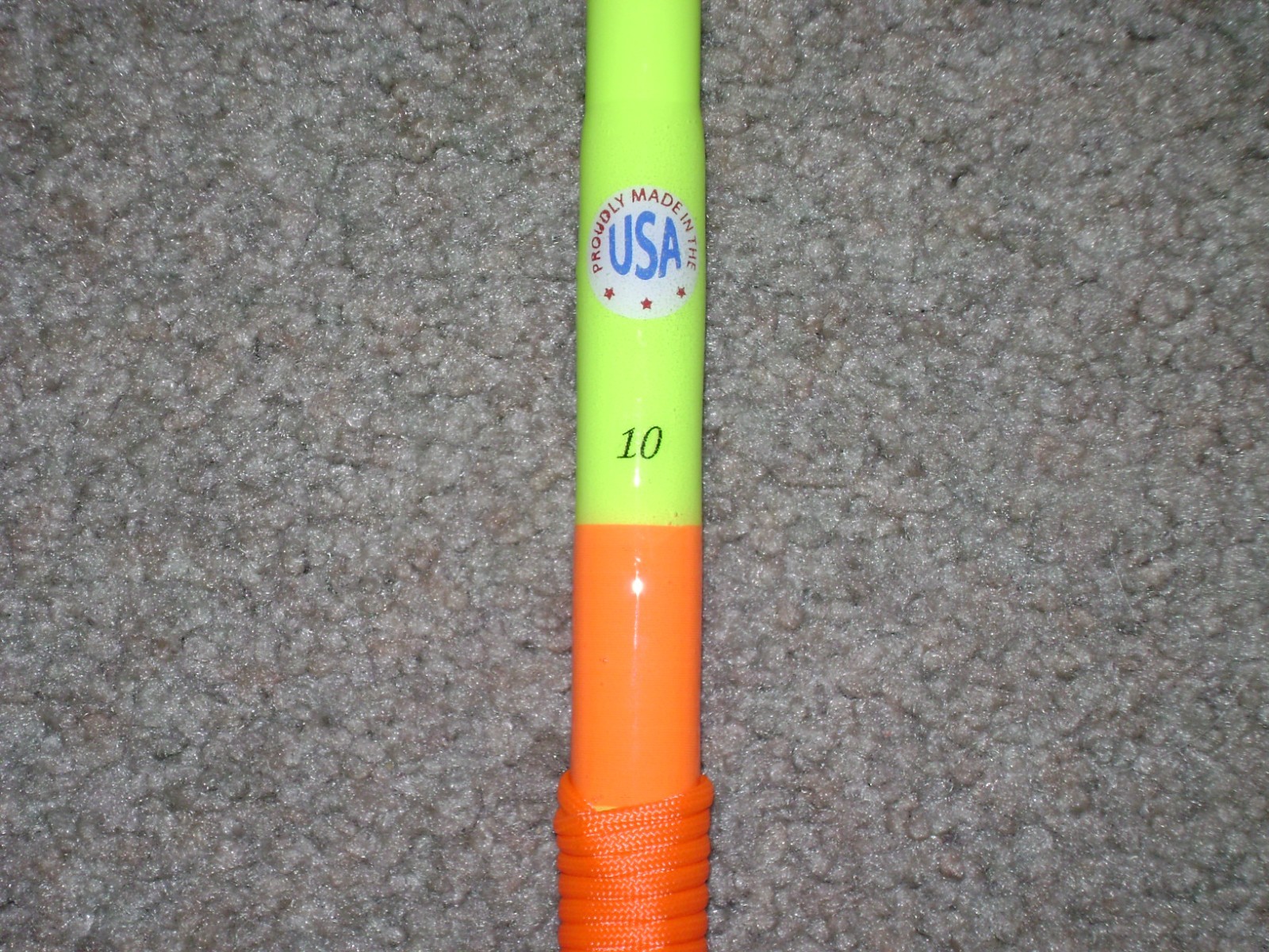 GLOW ROD MEAT HUNTER FLEX 10′ HVY SPINNING -GLOWS LEMON UNDER BLACKLIGHT !