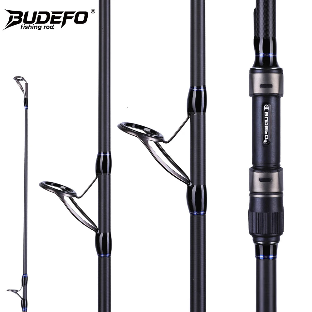 Carp Fishing Rod 3.9/4.2M Carbon Fibre Spinning Rod Travel Surfcasting Spinning