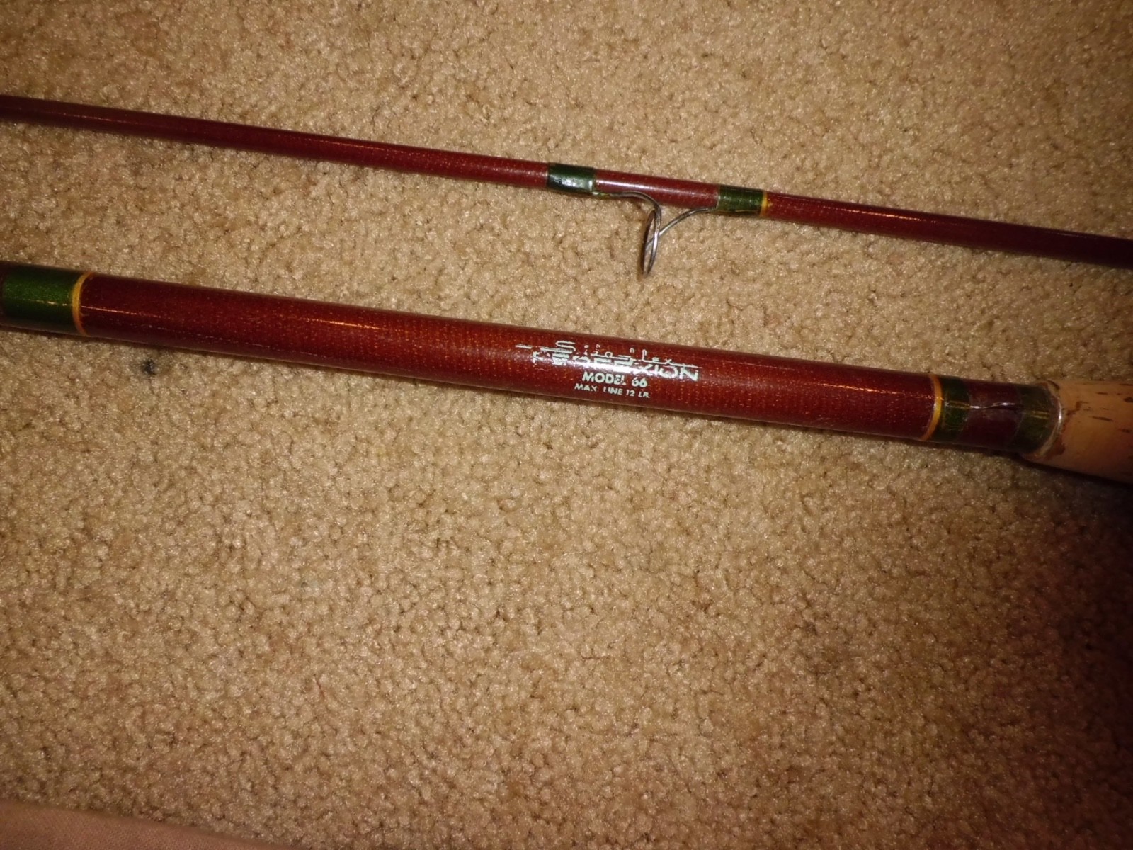 Vintage SILAFLEX Perfexion Model 66 Spinning 9′ Rod made in USA- 8-17 lb