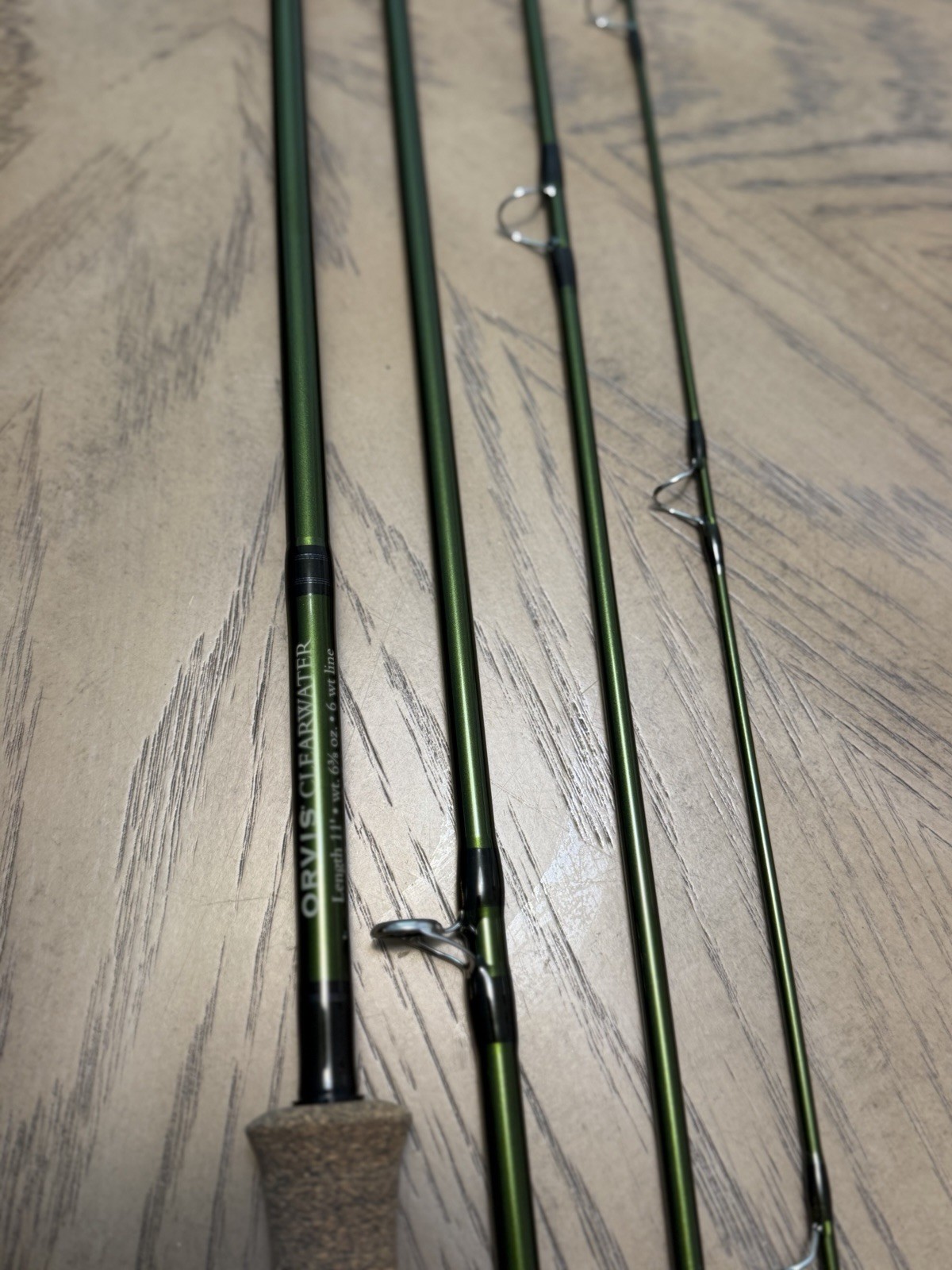 Orvis Clearwater 11ft 6wt 4pc Fly Fishing Rod W/ Tube