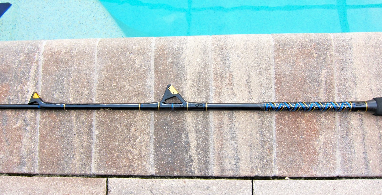 Custom MELTON INTERNATIONAL Live-Bait Rod: 6’6″; 8-12lb AFTCO LIte-Rollers – NEW