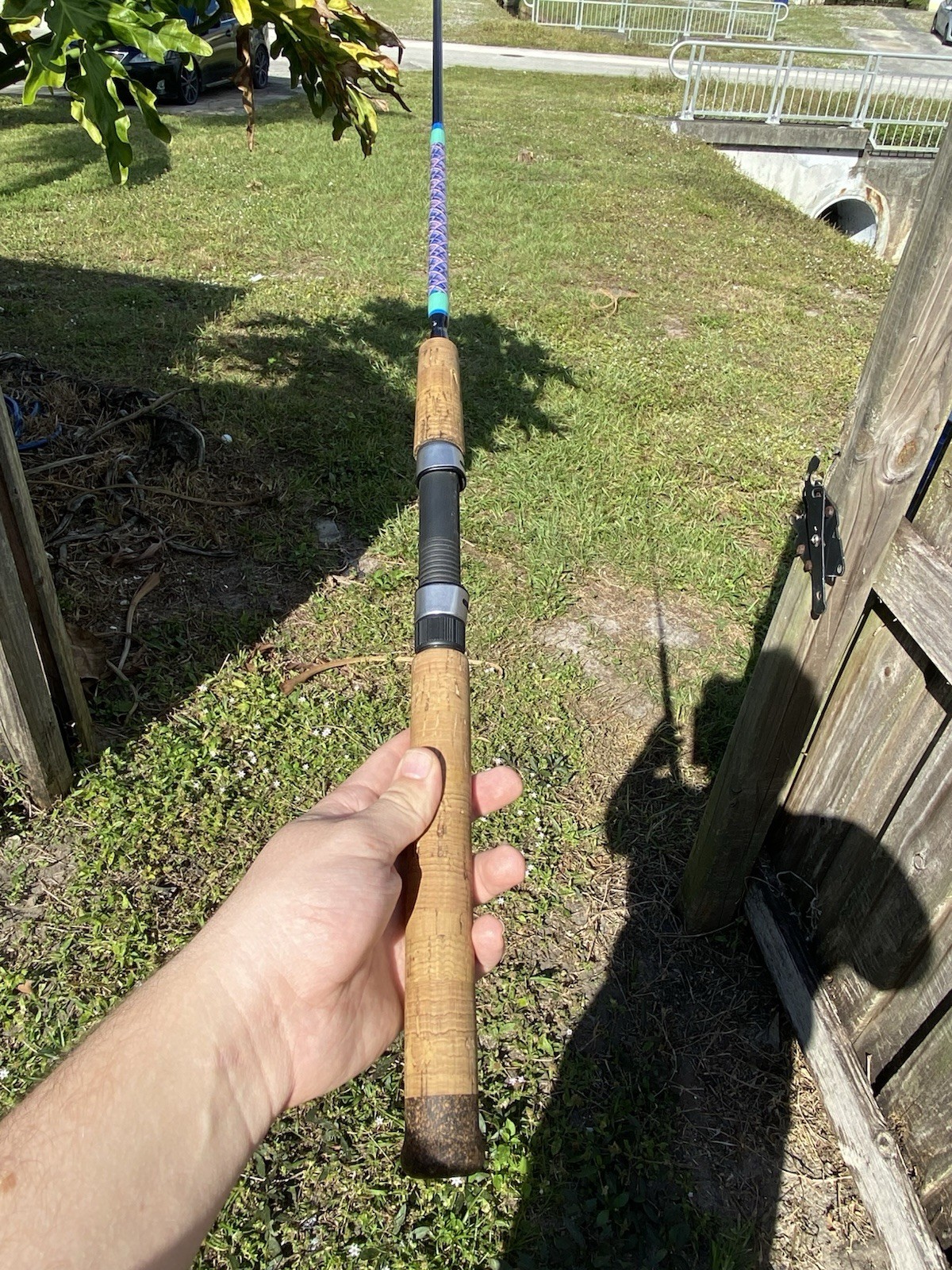 6,6 Medium Light Fast Action Custom Spinning Rod Used
