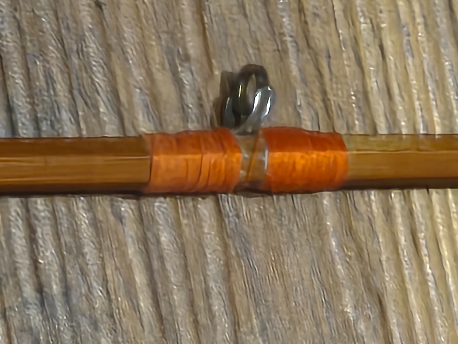 VINTAGE 3 PIECE BAMBOO FLY ROD 8 1/2 FEET