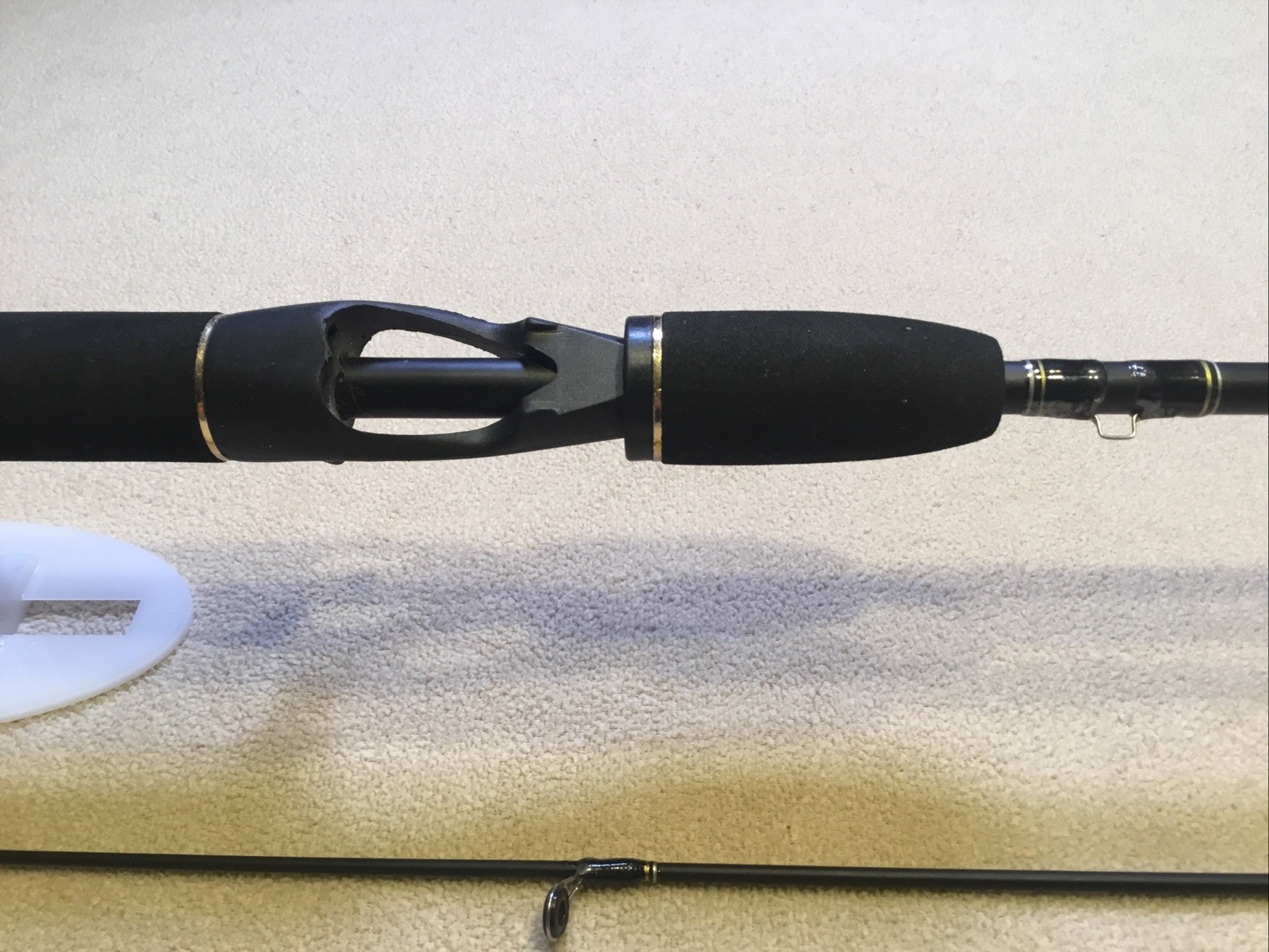 Zebco Z-glass 562 ML 2 Piece Bait Cast Fishing Rod Zac-562ML 5’6” Med Light.