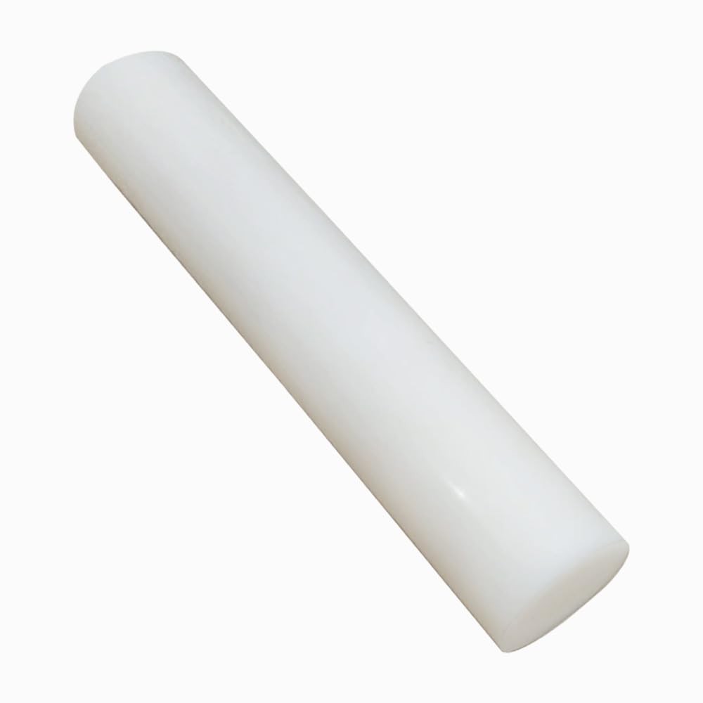 1 PCS HDPE High Density Polyethylene Round Rod 2×13 Inch Mechanical DIY White