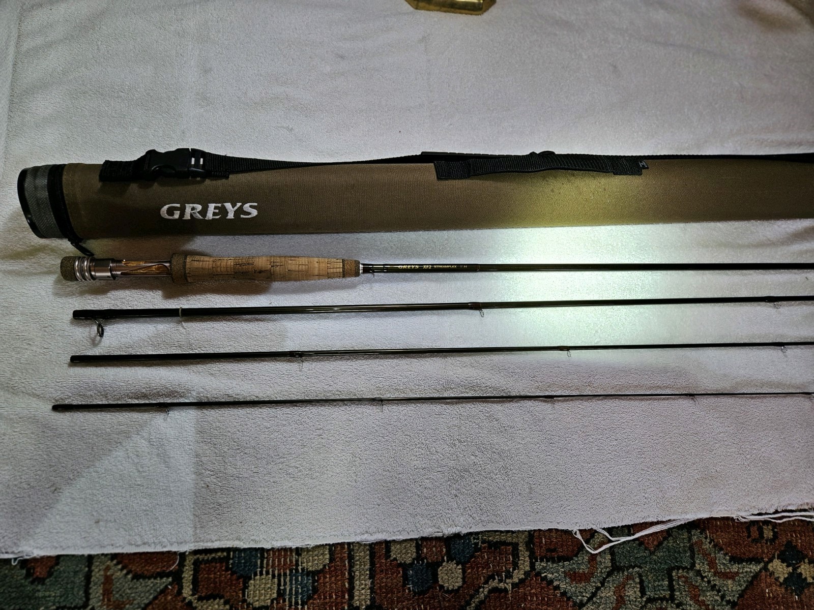 Greys XF2 Streamflex 11′ 4wt Fast Action 4-Piece Fly Rod w/ Rod Tube