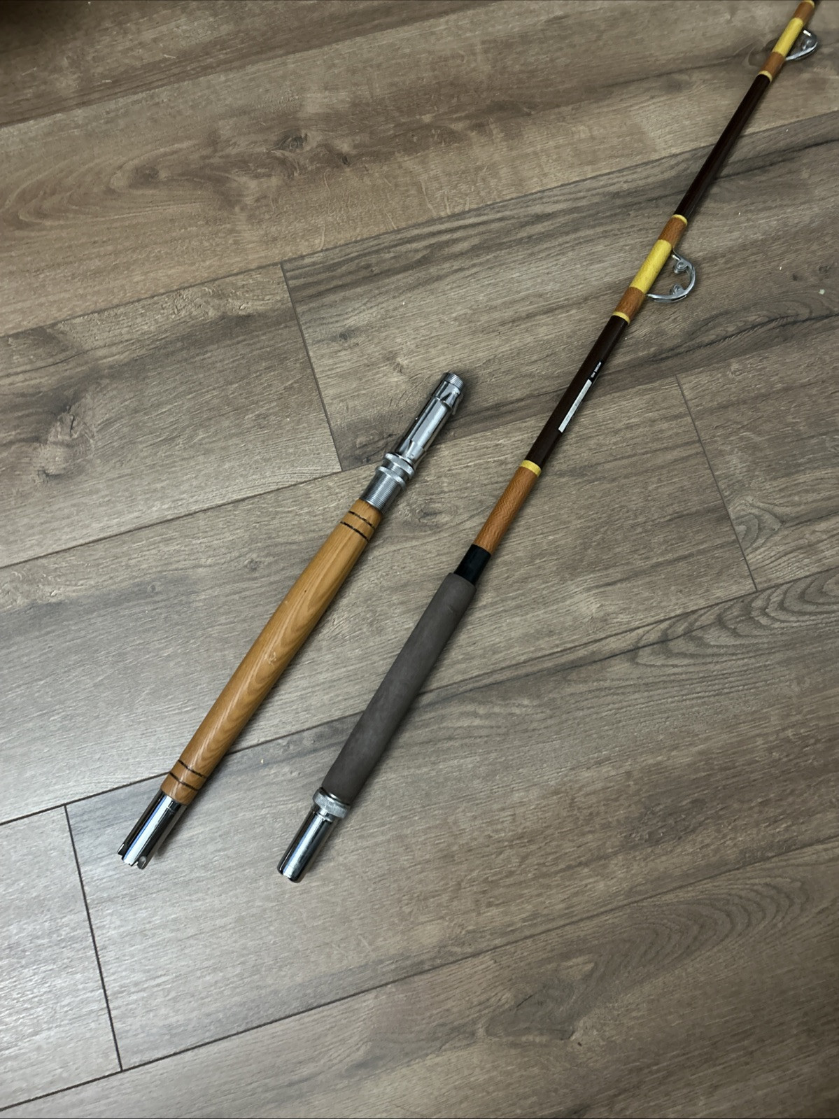 7’ NATIONAL LARGE GAME TROLLING /fishing Rod 7050 IGFA 50LB ROLLER ROD