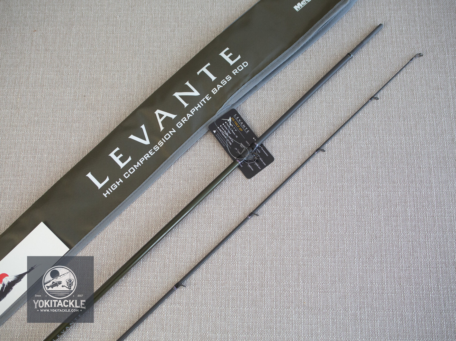 Megabass LEVANTE JP F6-70LV 2P Baitcasting Rod Shipping from JAPAN