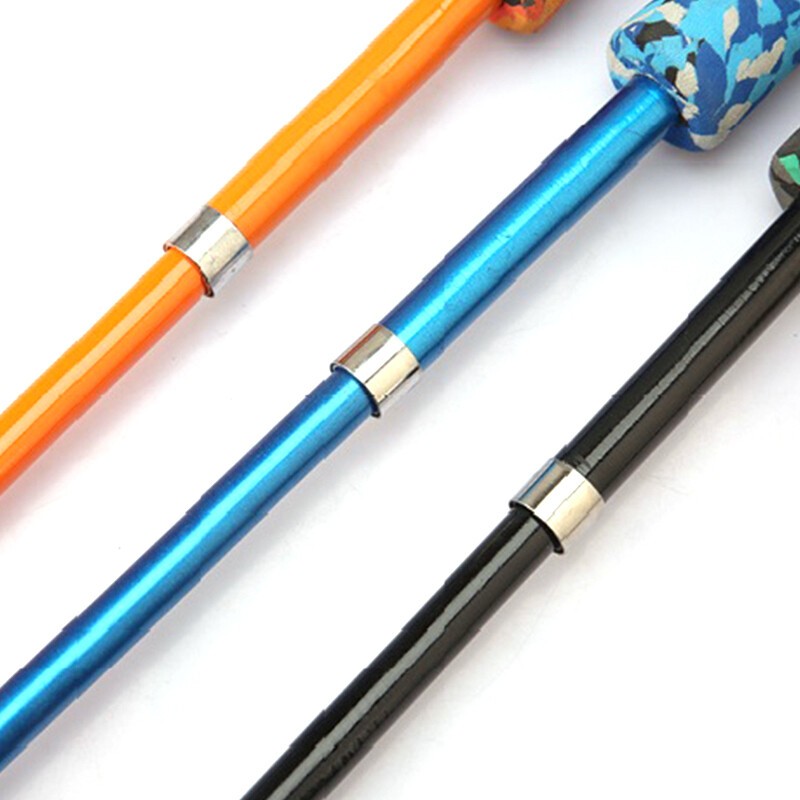 Fishing Rod Casting Rod Fiberglass Pole 1.3M/1.5M/1.8M Telescopic Portable
