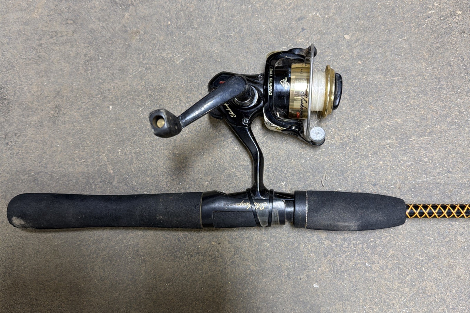 Ugly Stik SPL1100 Ultra Light 4’8” Rod Shakespeare Intrepid 2500 Reel