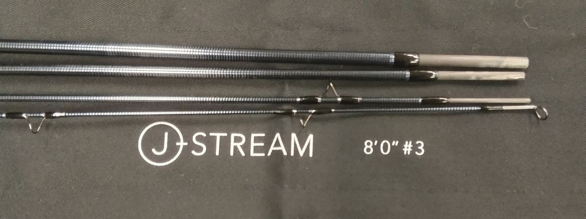 TIEMCO J Stream 803-4 Fly Rod 8ft 0in 3 4pc for Amago Yamame Iwana Fishi Japan