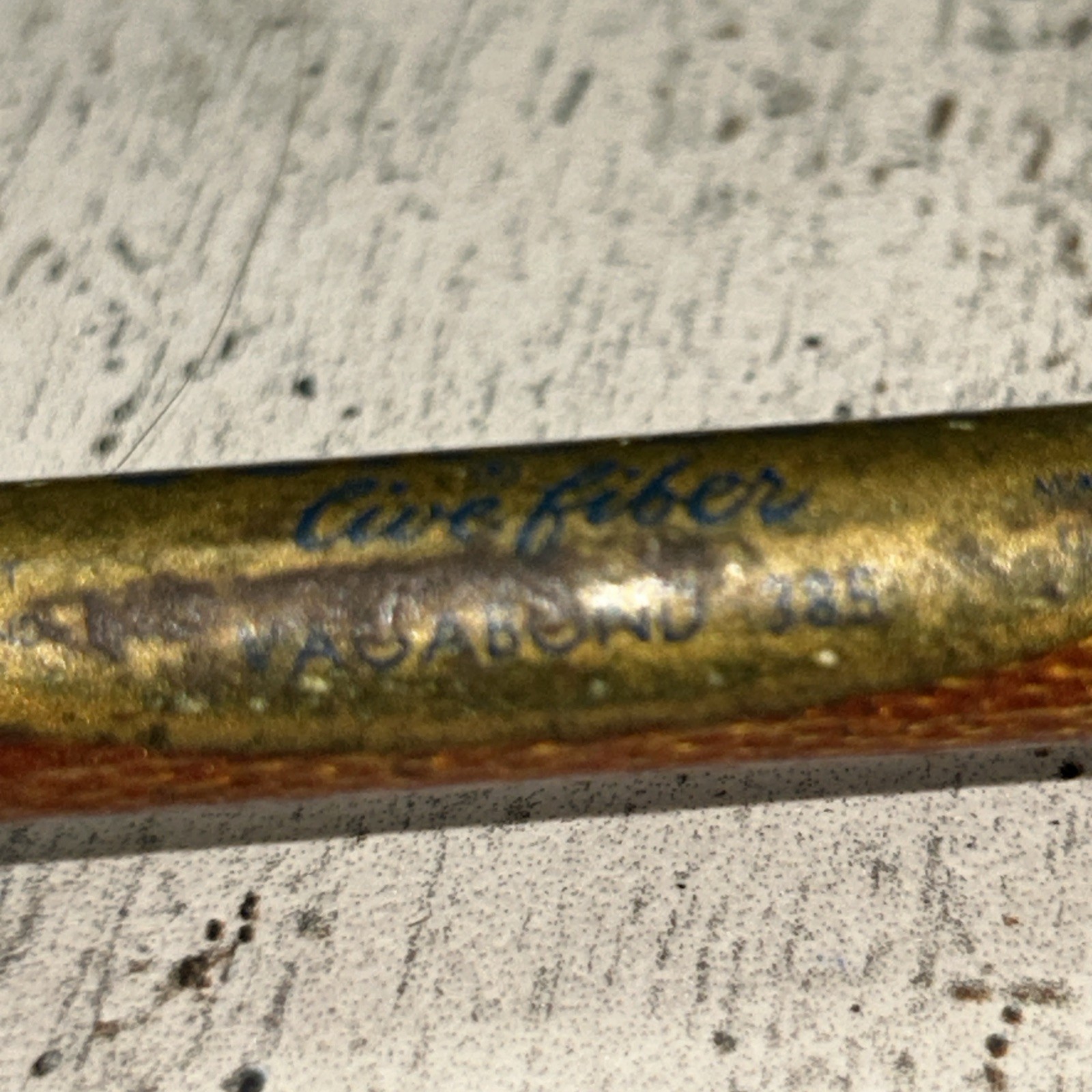 Vintage Conolon Fiberglass Fly Rod Vagabond 385 w/ Aluminum Tube 3pc Made in USA