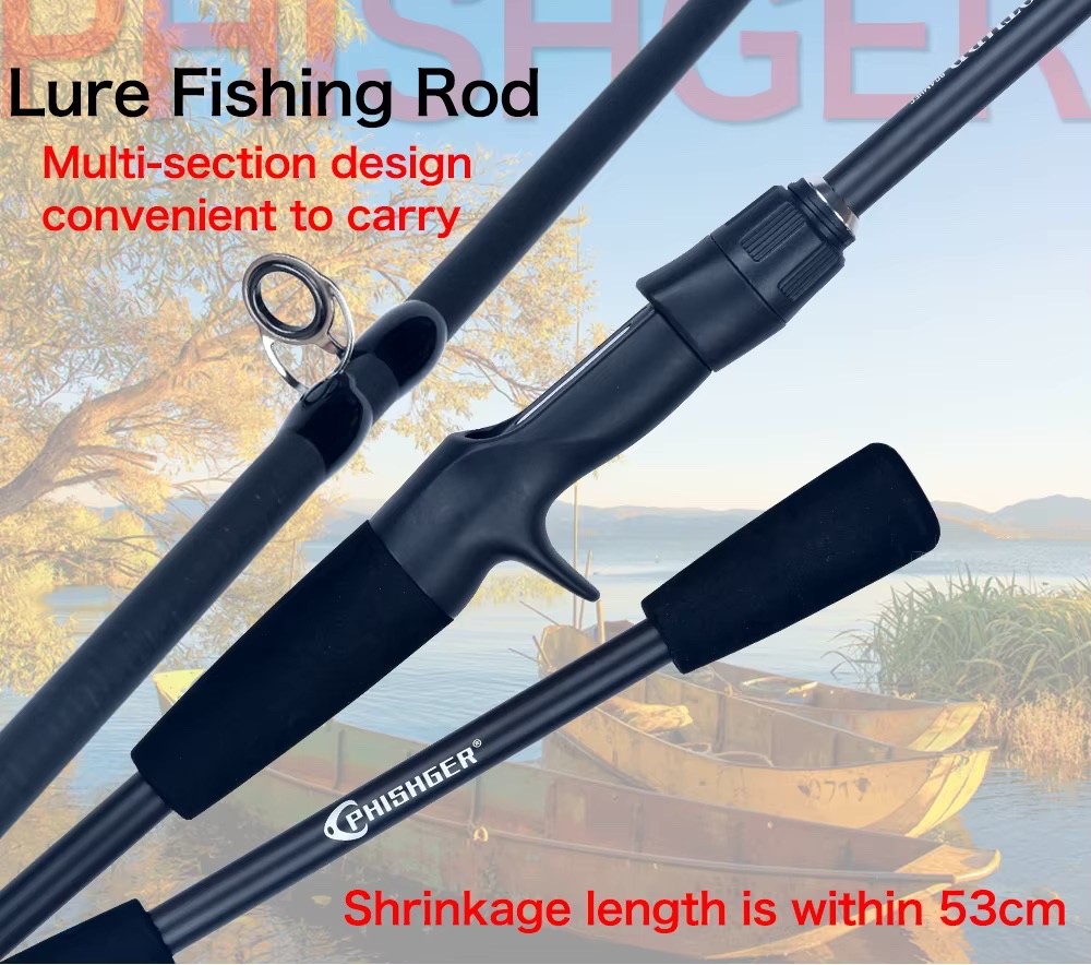 Travel Vacation Fishing Rod Sea Saltwater Freshwater Fishing Rods Cast & Spin