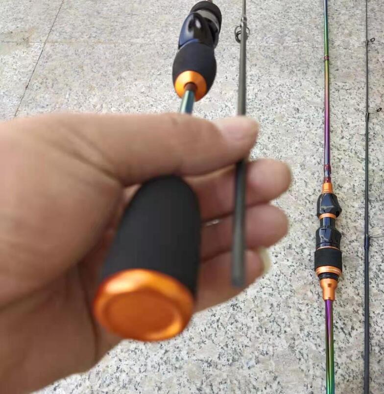 Fishing Spinning Rod 1.68M/1.8M Carbon Fiber 2Tips Lure Pole Casting Fishing Rod