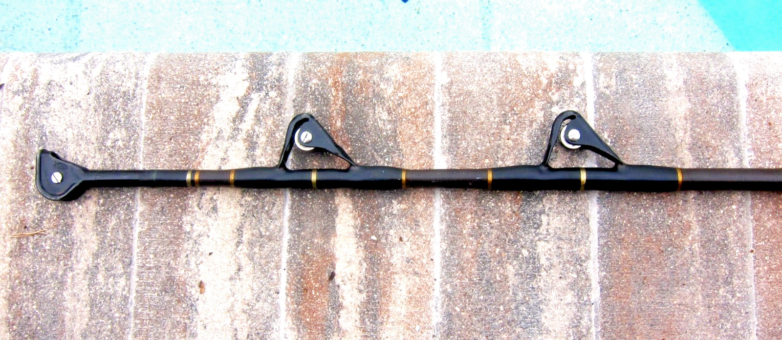 Vintage Big-Game Trolling Rod: BIG-FOOT AFTCO Roller Guide:7’6″;180-340lb-USED!!