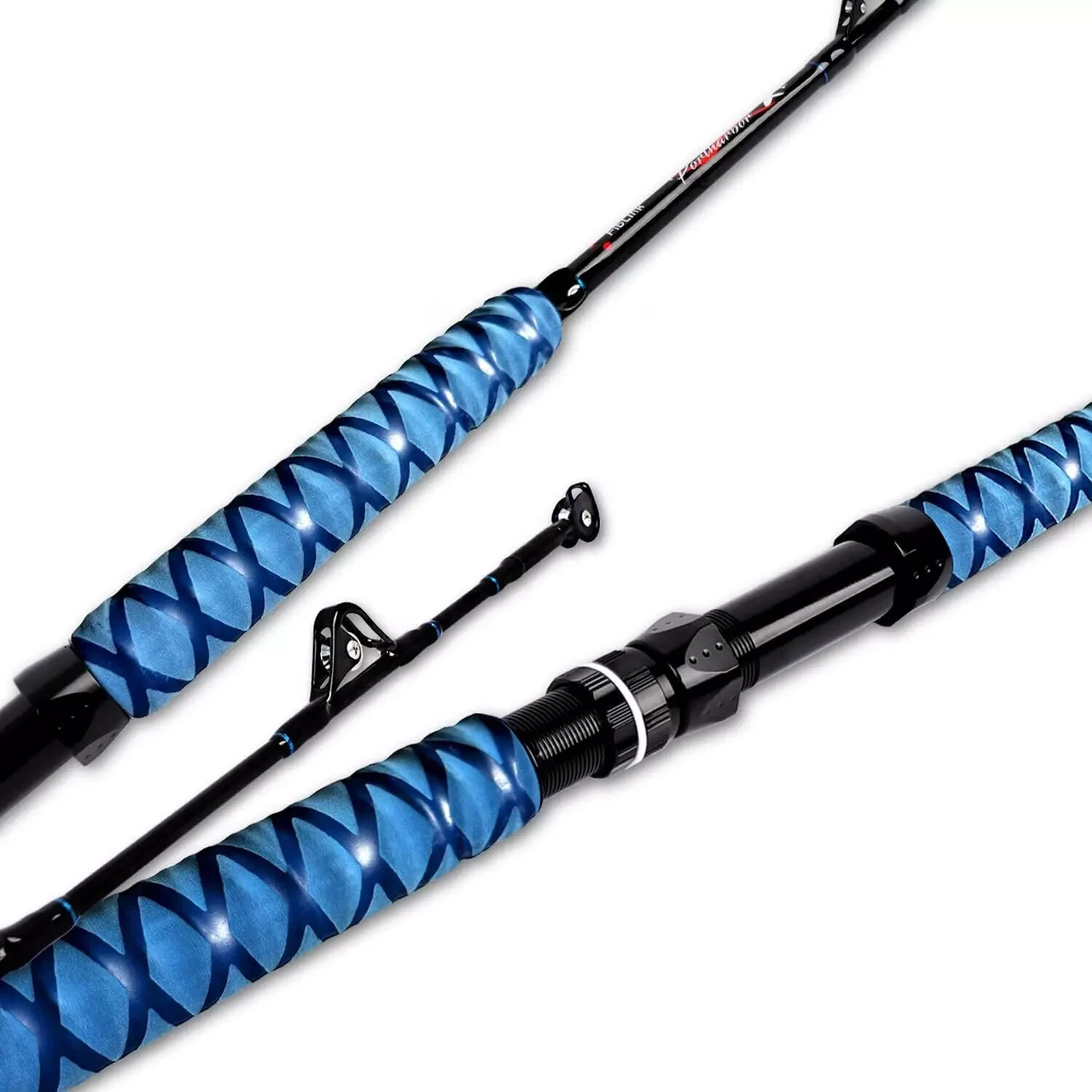 Saltwater Trolling Rod Deep Drop Sea Roller Big Name Boat Heavy Fishing Pole 1PC