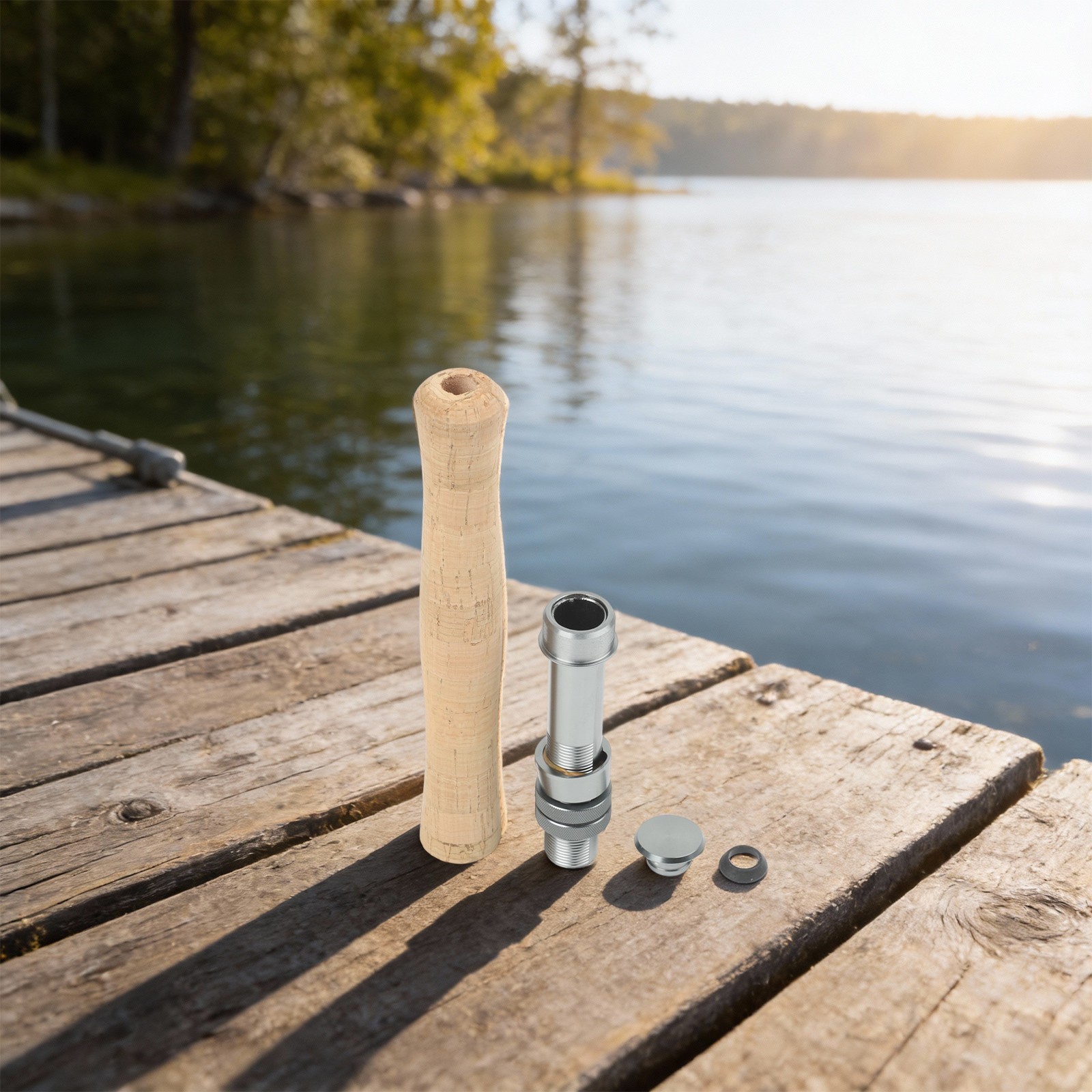 Cork Grip and Reel Seat Kit Perfect for Customizing Your Fly Fishing Rod