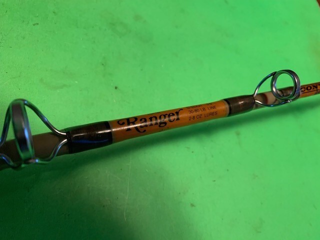 CONTENDER TUNA RANGER 5 FOOT 6 INCH 30 TO 80 POUND RATED TROLLING FISHING ROD