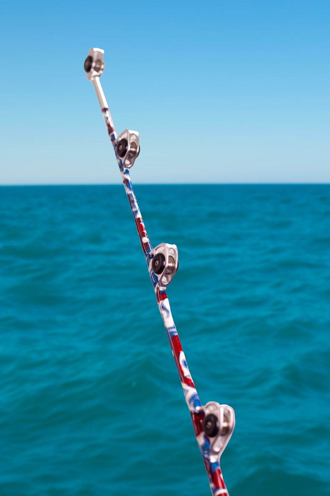 Custom Fishing Rod, Real Crocodile Skin Grips, Awesome Paint Job, ADJUSTABUTT – 