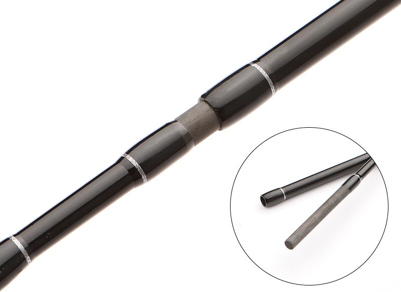 Carbon Fiber Lure Fishing Rod Spinning Casting Rod 1.8m Fishing Pole 2 Sections