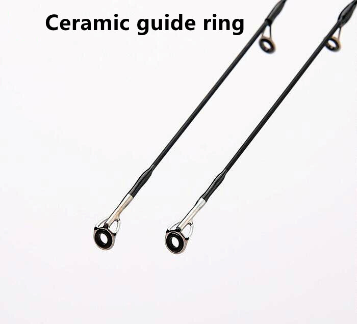 Casting Spinning Fishing Rods 5.5 ft 6 ft Carbon Fiber Rod 2 Section Travel Pole