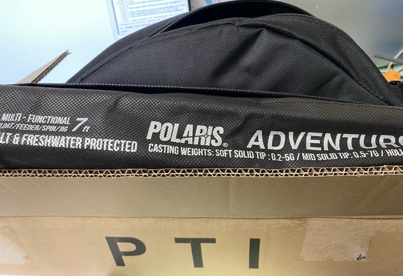 Travel Rod & Reel Combo 7ft Carbon Polaris Adventure Pro 5pc (Premium Quality)