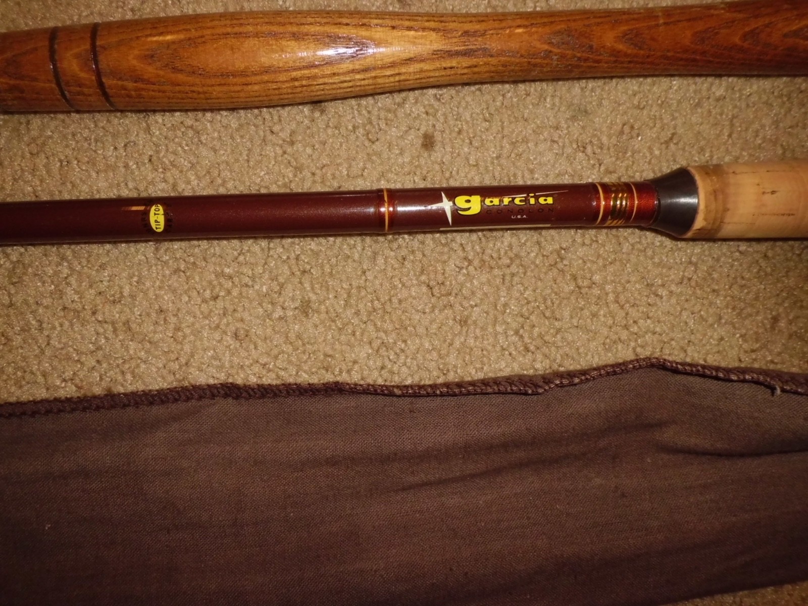 Vintage GARCIA Conolon 2532T Medium Action Conventional Boat 7′ Rod- USA