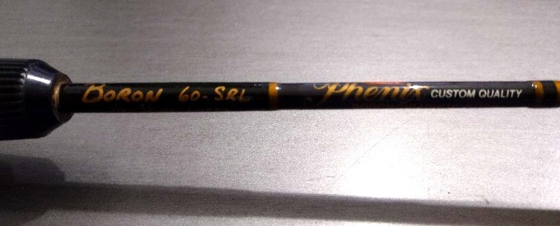 Vintage “PHENIX” Boron Graphite Spinning Rod Custom “BORON 60-SRL” Medium Action