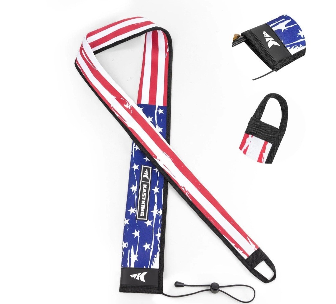KastKing MeshGuard Neoprene Fishing Rod Sock Sleeve USA Flag Spinning Fly NEW