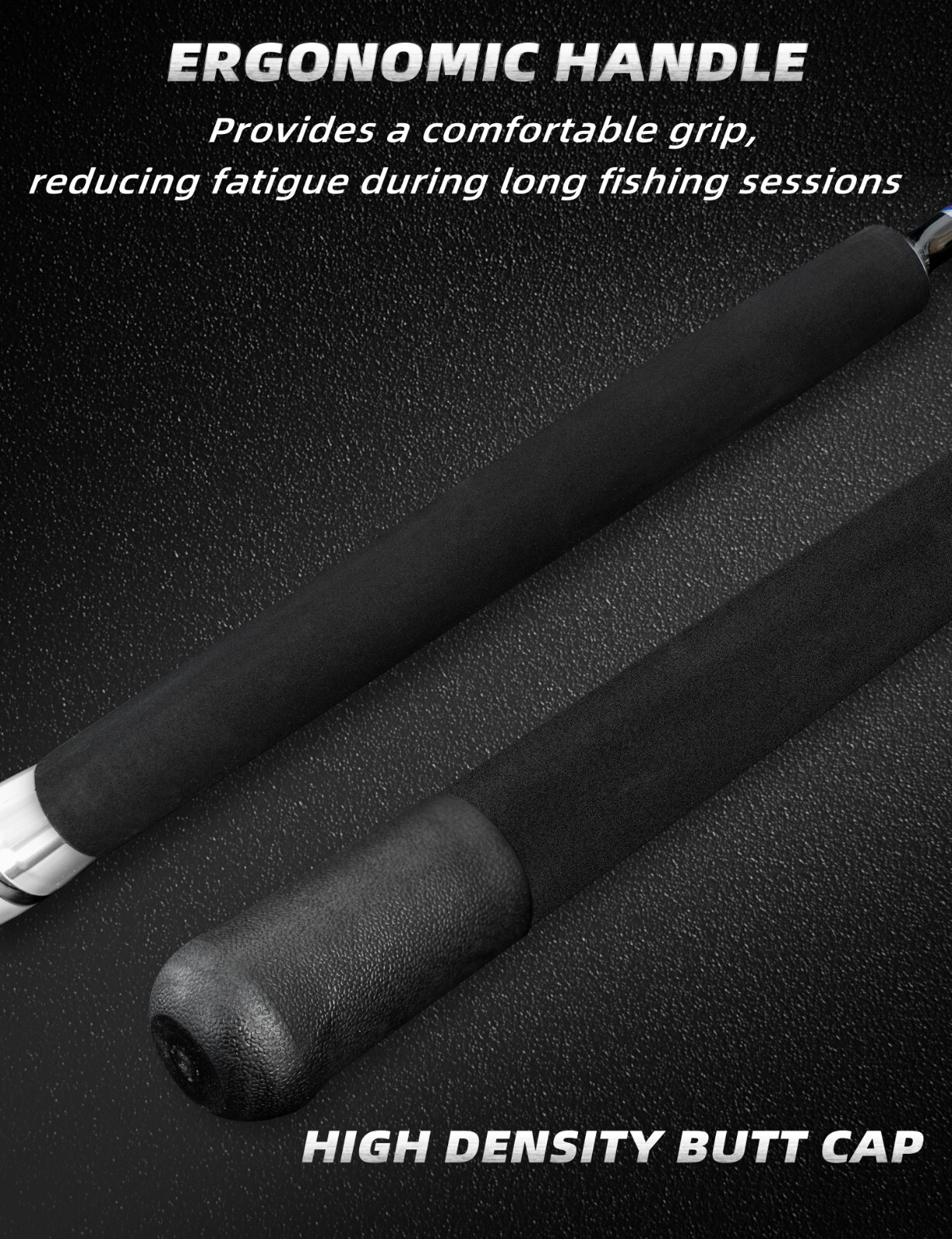 BLUEWING 6’0” Bluewater Trolling Fishing Rod 1pc Fiberglass Rod Moderate Fast