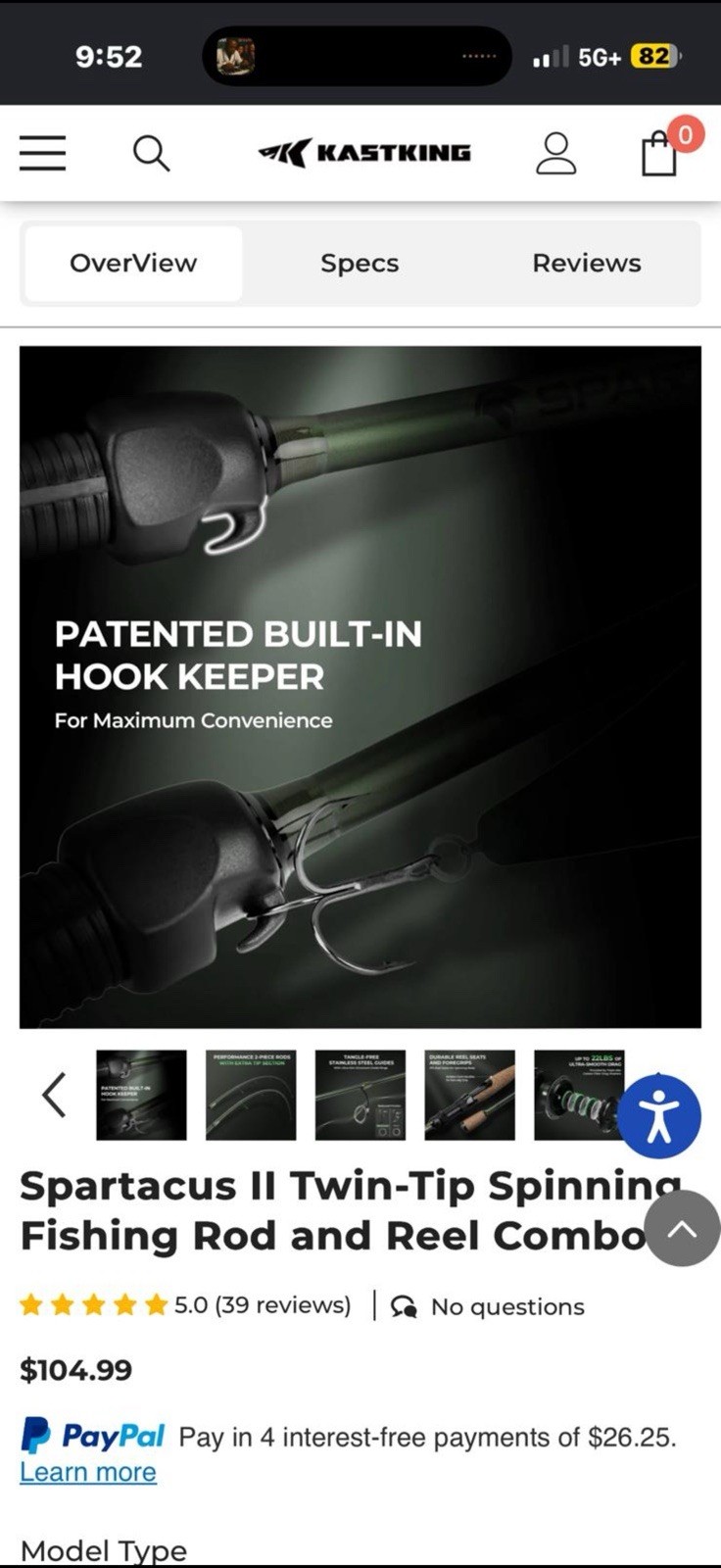 KastKing Spartacus II Fishing Rods – IM6 Graphite Blanks Casting & Spinning Rods