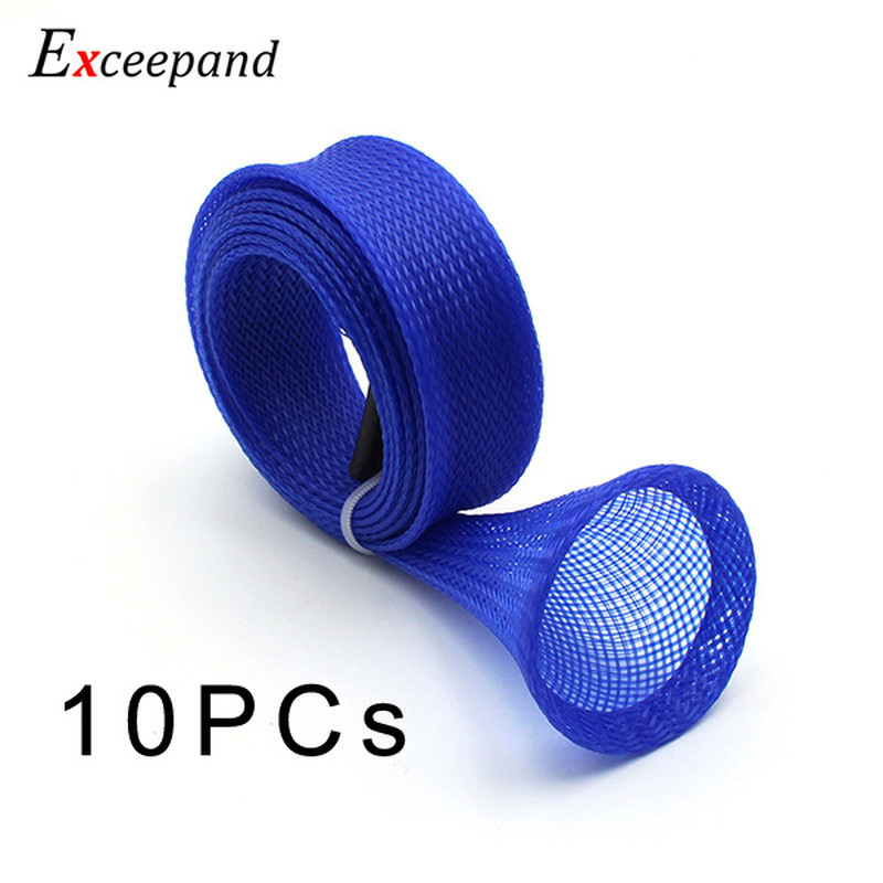 10 PCs Free Tangle Fishing Rod Sleeve Casting Fishing Rod Cover Pole Sock