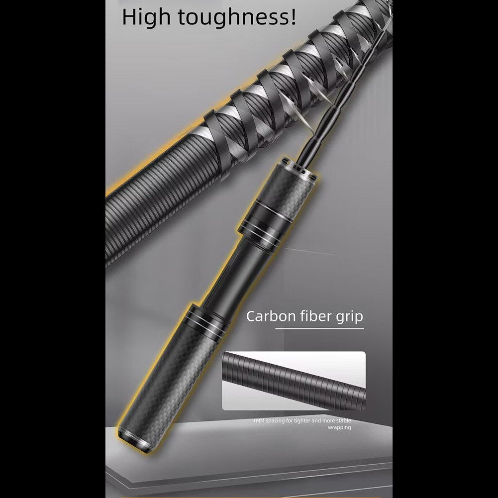 1 5m 1 8m Carbon Handle Ultralight Telescopic Lure Rod for Fishing Outdoors
