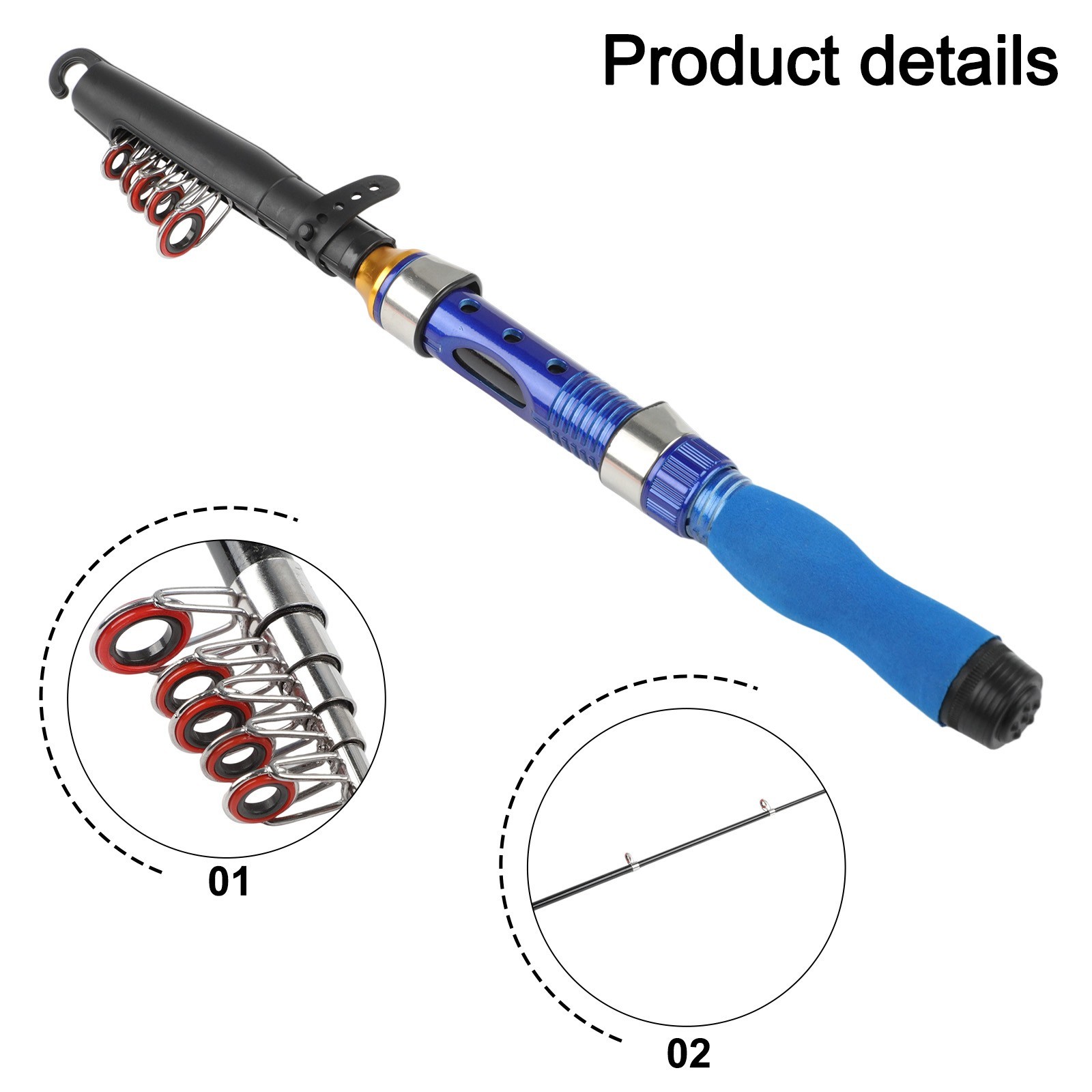 Travel Friendly Fishing Rod and Reel For Combo for Quick Setup and Use