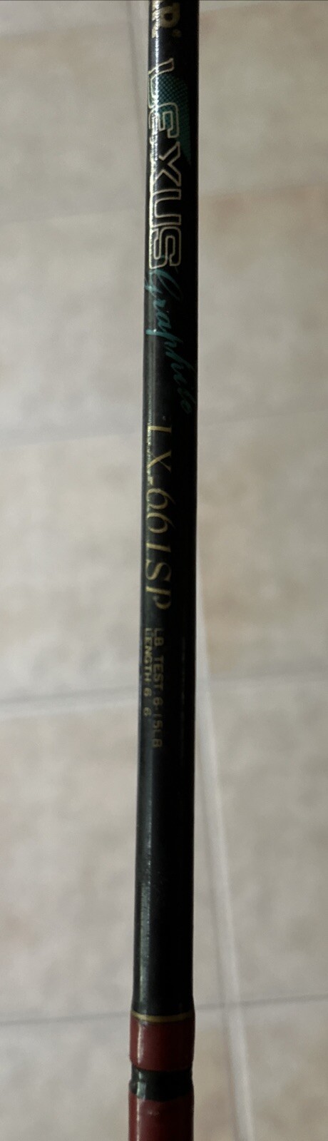 Silstar LEXUS Graphite 6’6″ Single Spinning Rod LX661SP 6-15lb (SM)