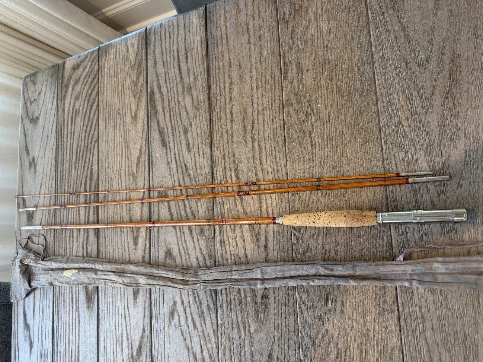 Not Thomas Bamboo ? Wood ? Fly Fishing Rod Wood ? VINTAGE Old Montage 1920’s