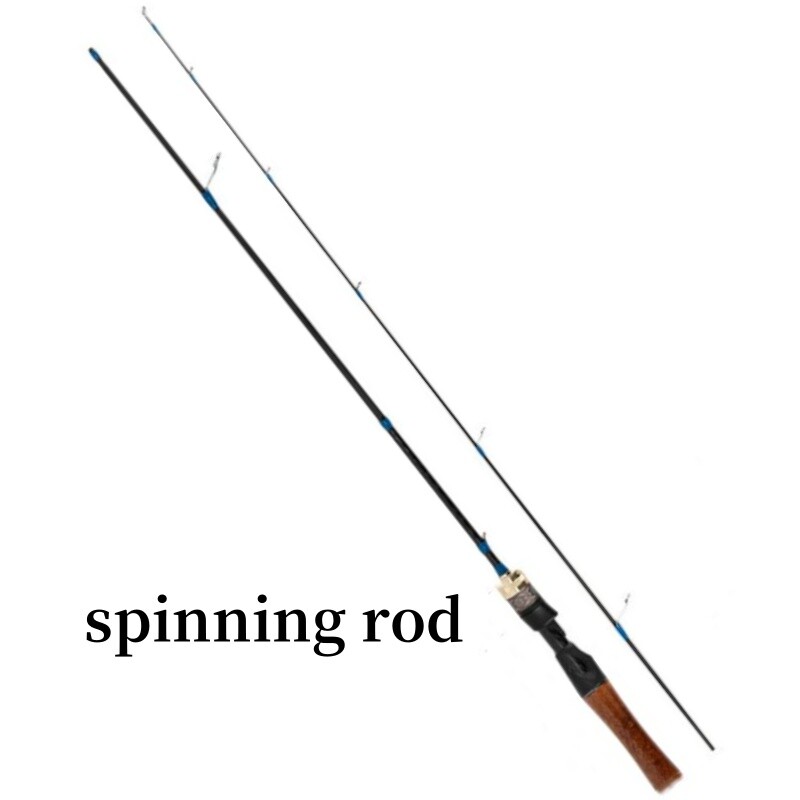 1.53M 1.68M Fishing Rod Spinning Casting Pole Carbon Fiber Lure Rod 2 Sections