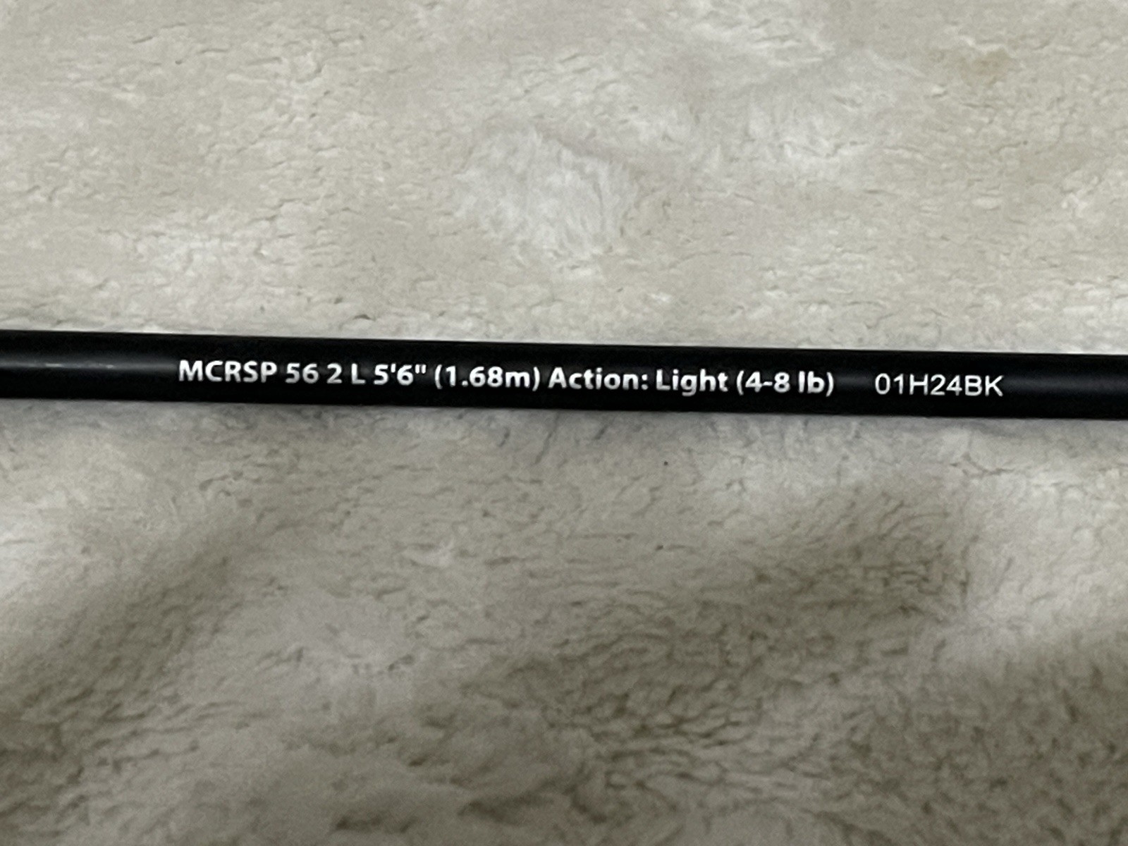 Shakespeare Micro Series MCRSP 56 L 4’7″ Light 2 piece Rod clipped Tip EUC