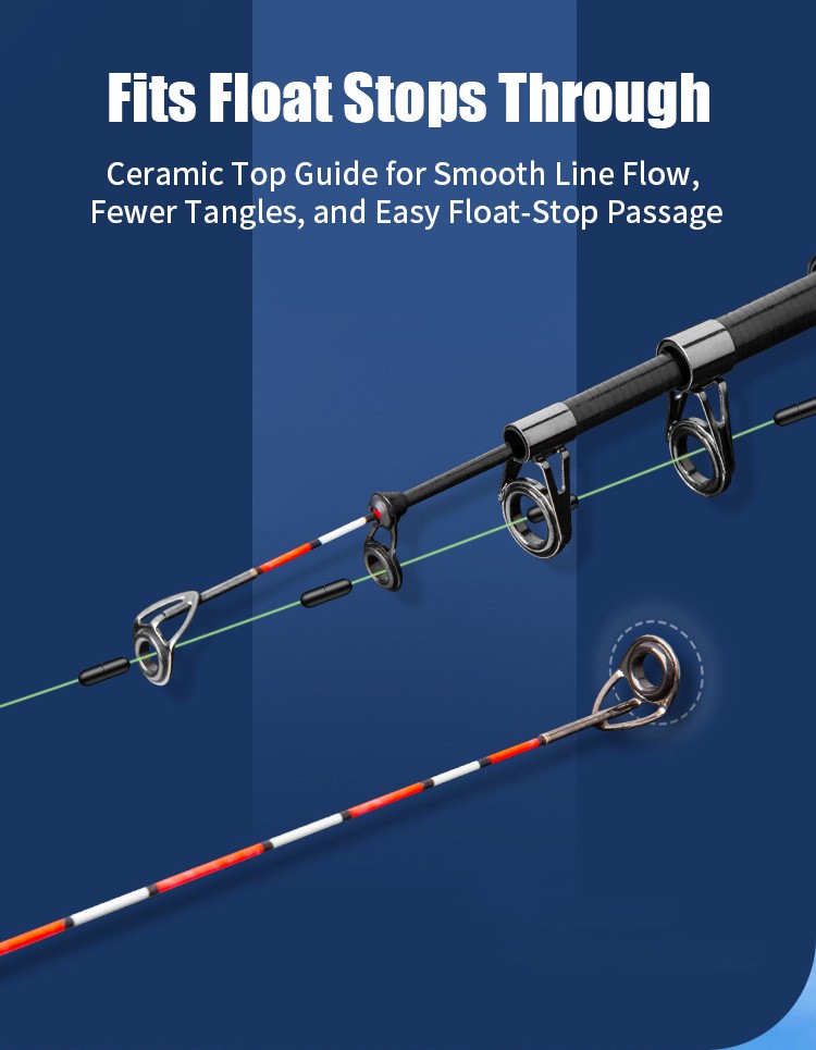 Small Portable Telescopic Titanium Alloy Fishing Rod Sea Pole Spinning Rod