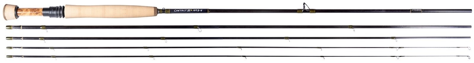 Thomas & Thomas Contact III+ 1002-4 Euro Fly Rod – 10’0″ 2wt, 4pc- FREE FLY LINE