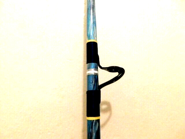 CUSTOM CONVENTIONAL ROD 7′ YELLOWFIN TUNA MARBLE 20-40 LB TURBO’S NEW