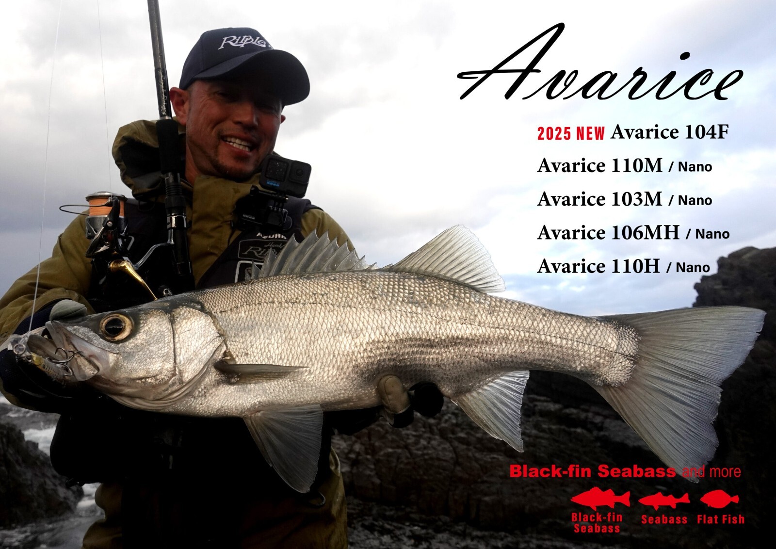 Ripple Fisher Avarice 106MH Nano Shore Game Fishing Rod **US SELLER**