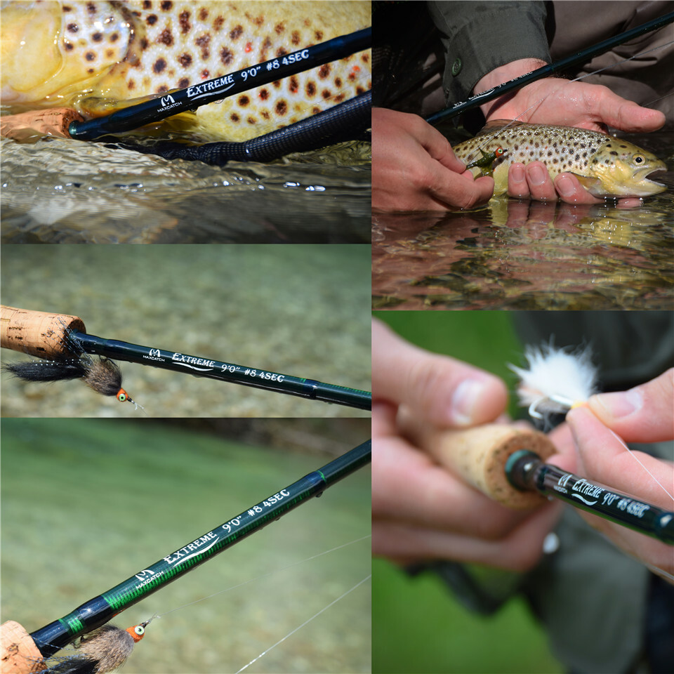 Extreme All Sizes 3/4/5/6/7/8/10WT Graphite IM7 Fast Action Fly Fishing Rod