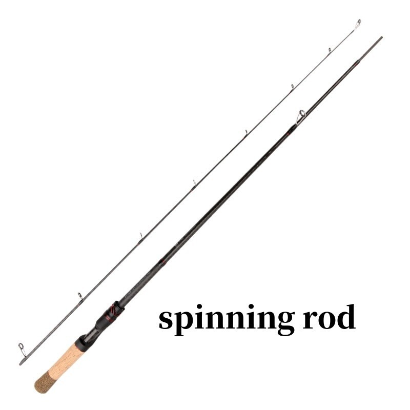 1.68M/5.51FT Fishing Rod Portable Fishing Pole Carbon Fiber Spinning/Casting Rod