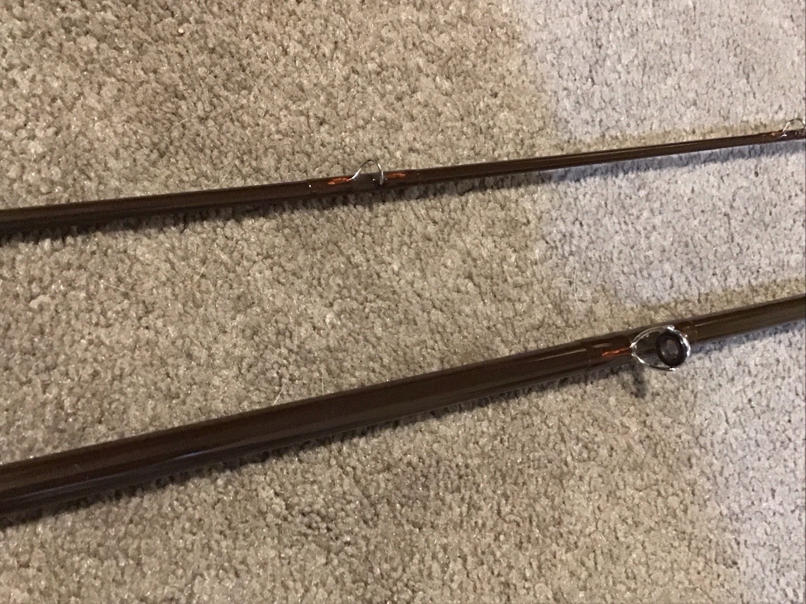 Scientific Anglers System 6 Fiberglass Fly Rod 8’1”6wt Tube & Sock NICE Lot A3
