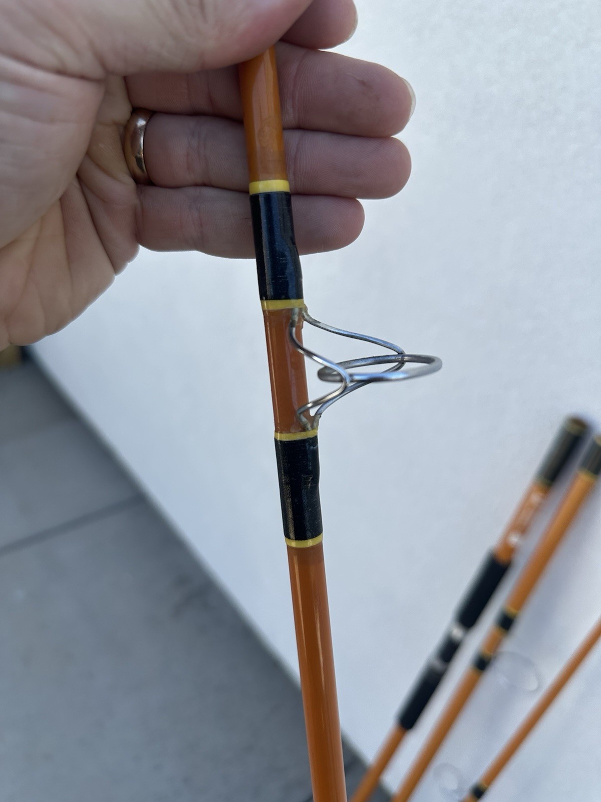 Kencor 415 Line Rate 15-30Lb Tenlew Magnaglas 4 Pc 15’ Fishing Rod Made In USA