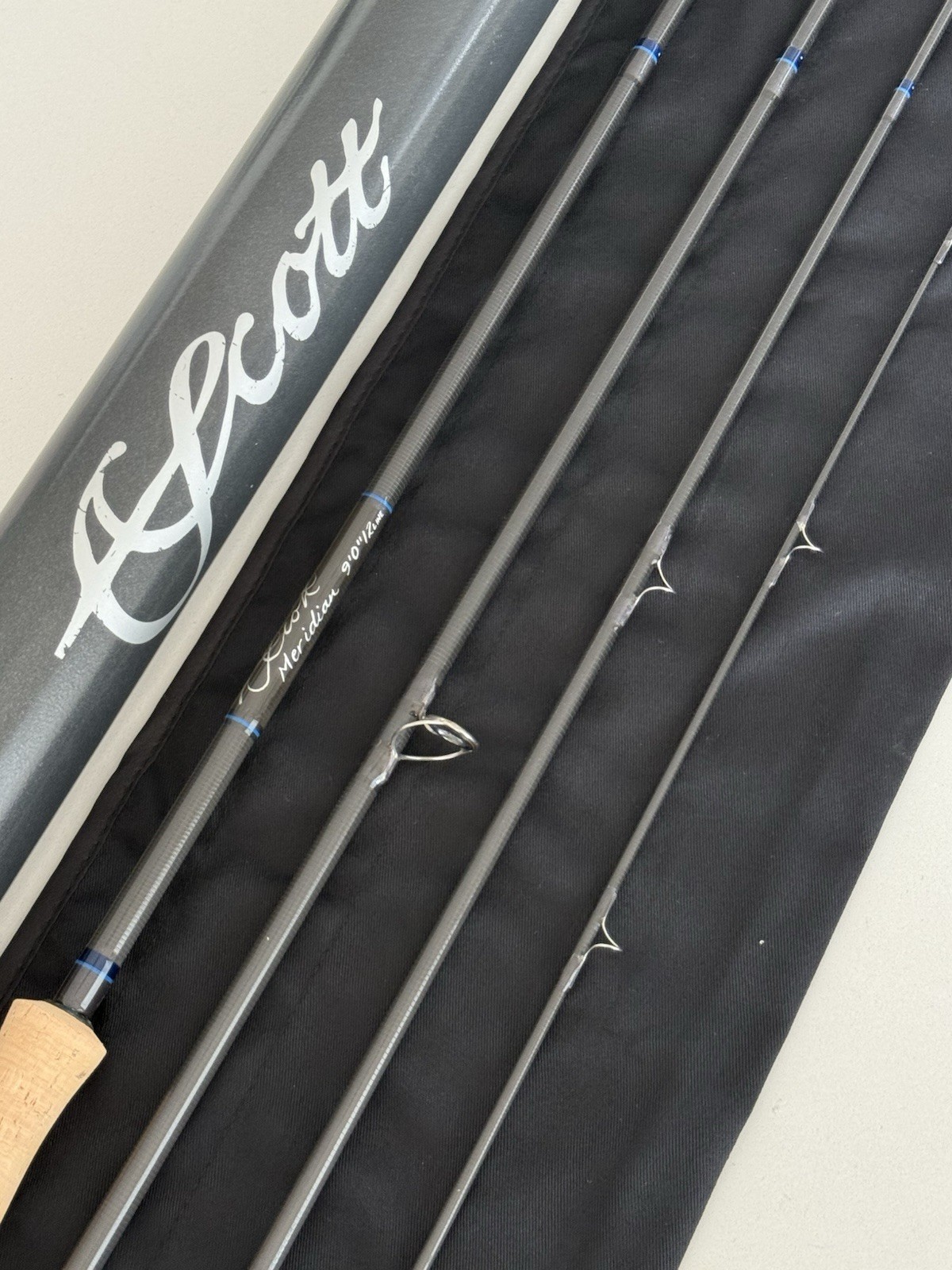 **BEAUTIFUL** 🔥 SCOTT MERIDIAN 12wt. 9’ft~4pc FlyRod!!! 🔥~LEGENDARY~